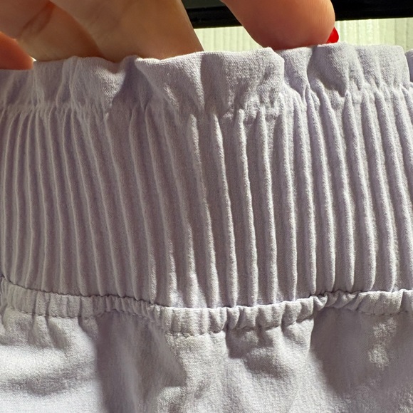 Lululemon Lavender Frost Stretch Woven Ruffle-Waist Midi Skirt Size XL NWT - Picture 10 of 13